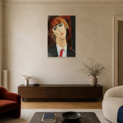 Tableau Madame Kisling – Amedeo Modigliani dans un salon - Art Virtuoso