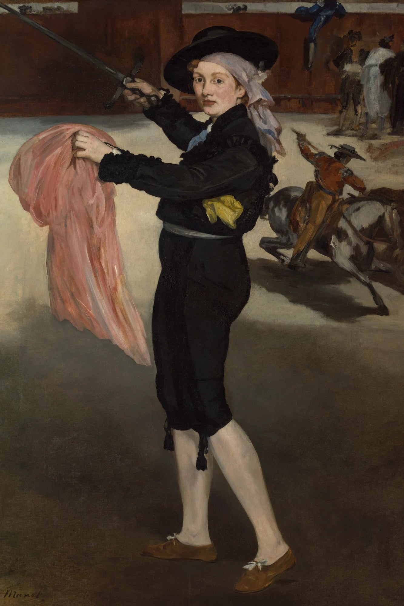 Tableau Mademoiselle V. en costume d’espada – Édouard Manet - impression sur toile, format M