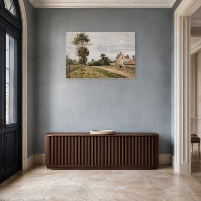 Tableau Maison de monsieur Musy, Louveciennes – Camille Pissarro dans une entrée ou un couloir - Art Virtuoso