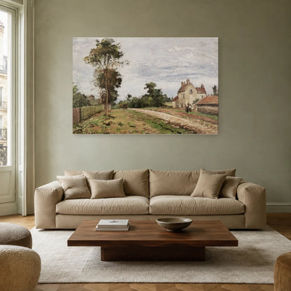 Tableau Maison de monsieur Musy, Louveciennes – Camille Pissarro dans un salon - Art Virtuoso