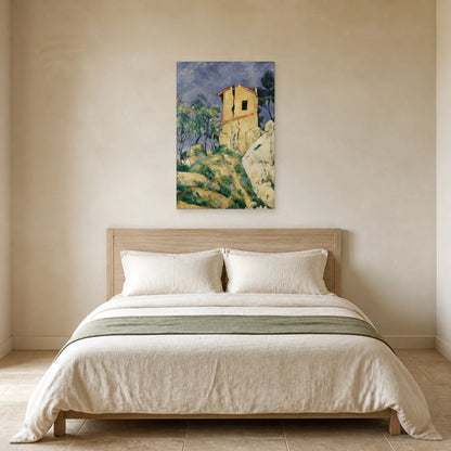 Tableau La Maison aux murs fissurés – Paul Cézanne dans une chambre - Art Virtuoso