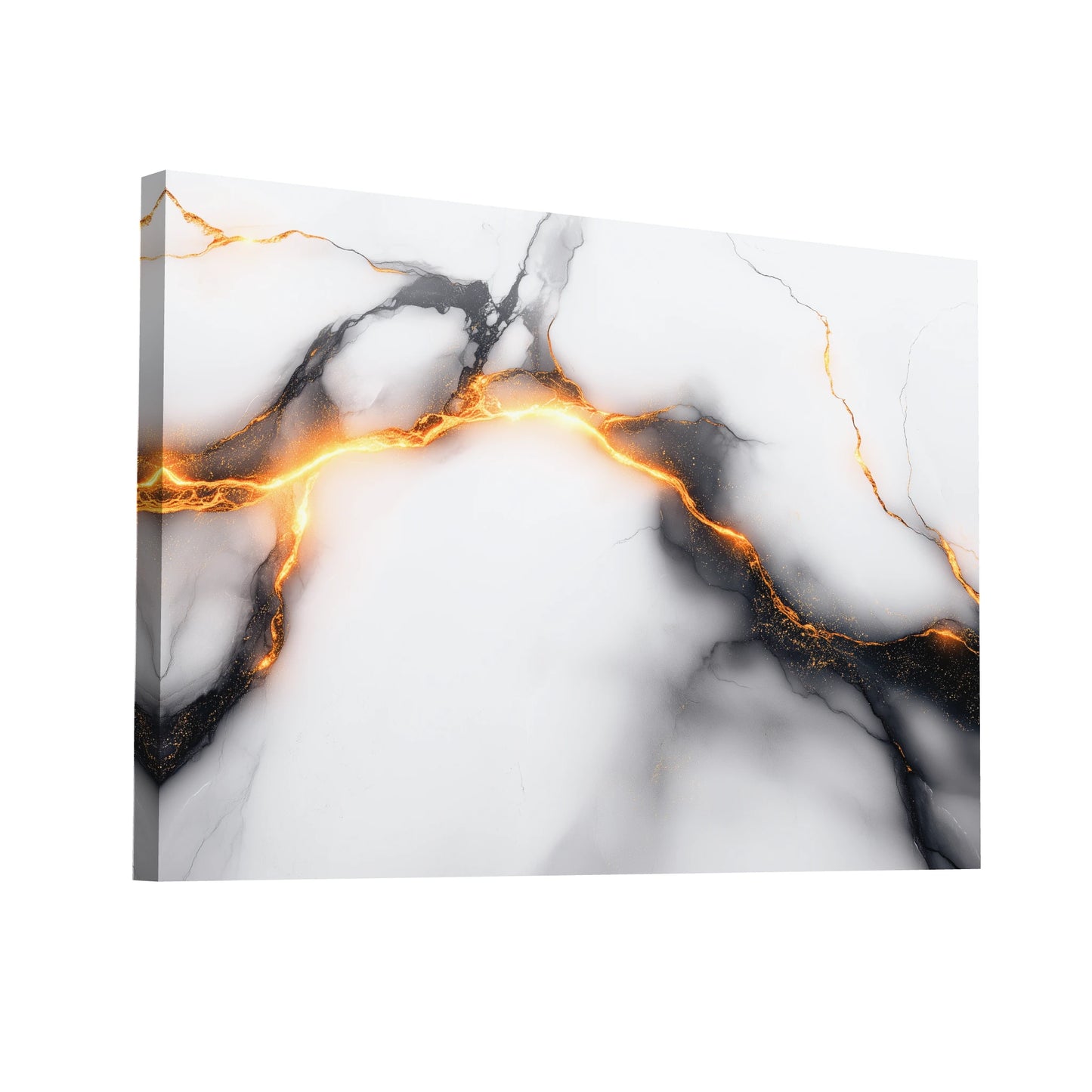 Product Hero 3D WebP Tableau Marbre : Veines d'Or - Art Virtuoso
