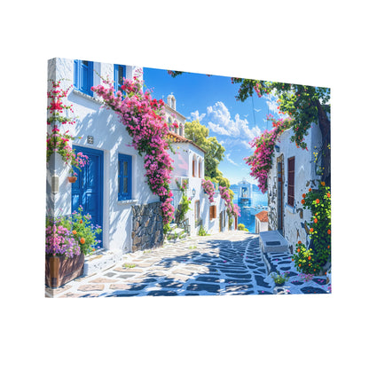 Product Hero 3D WebP Tableau Méditerranéen - Paradis Azur - Art Virtuoso