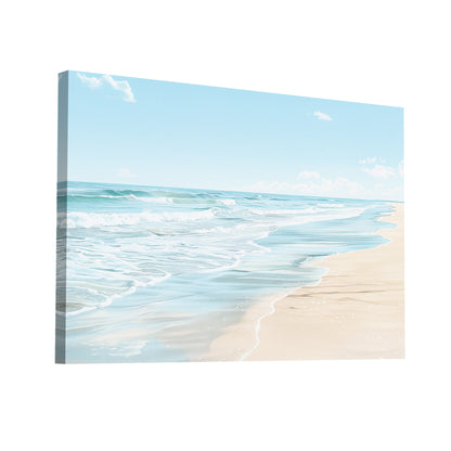 Product Hero 3D WebP Tableau Mer et Plage - Art Virtuoso