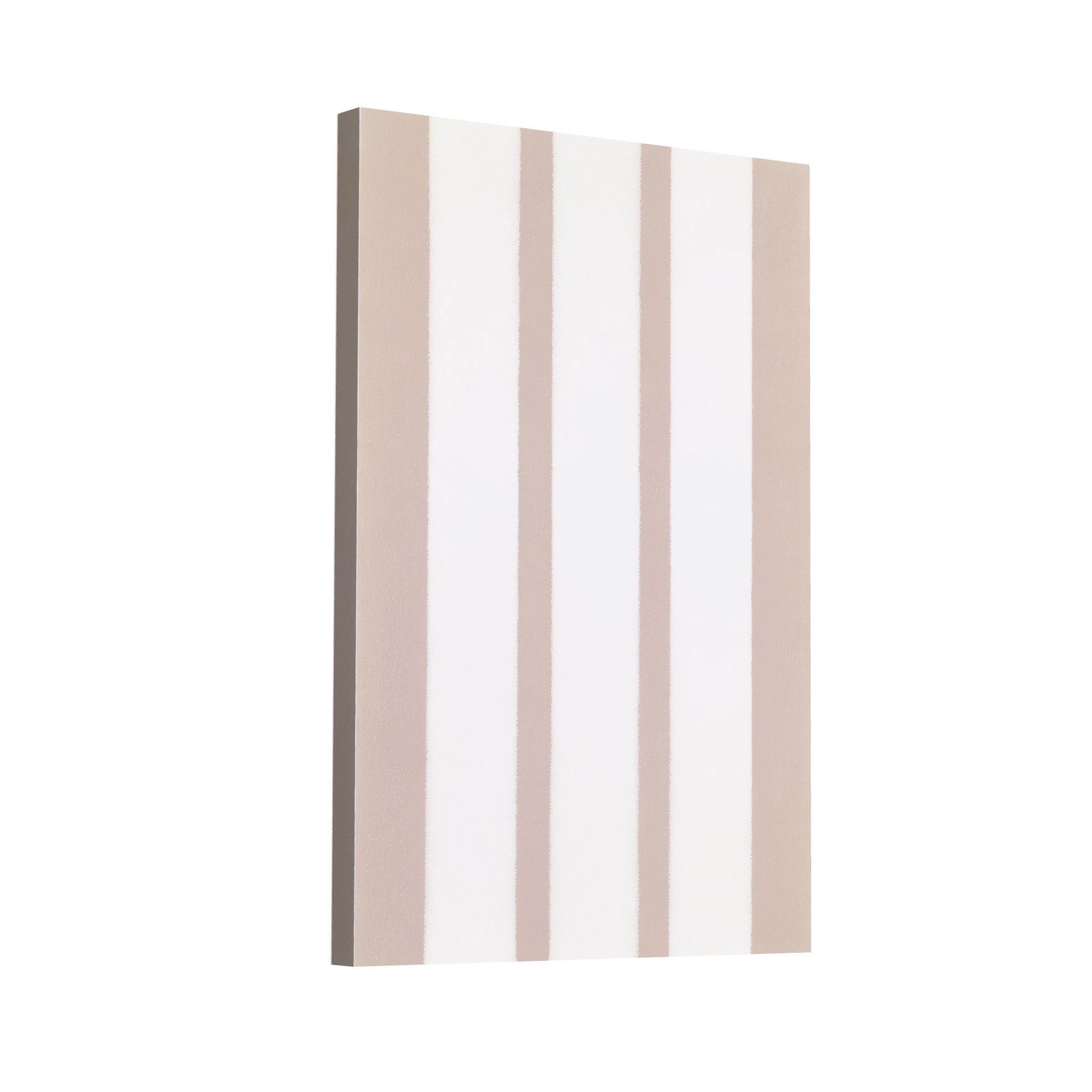 Product Hero 3D WebP Tableau Minimaliste à Bandes Verticales 3 - Blanches et Beige Taupe - Art Virtuoso
