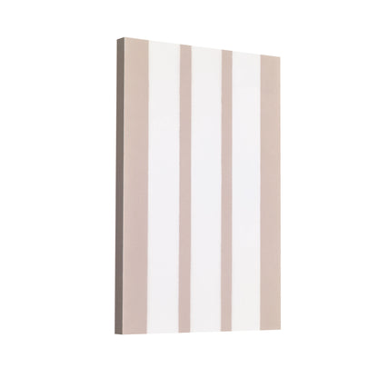 Product Hero 3D WebP Tableau Minimaliste à Bandes Verticales 3 - Blanches et Beige Taupe - Art Virtuoso