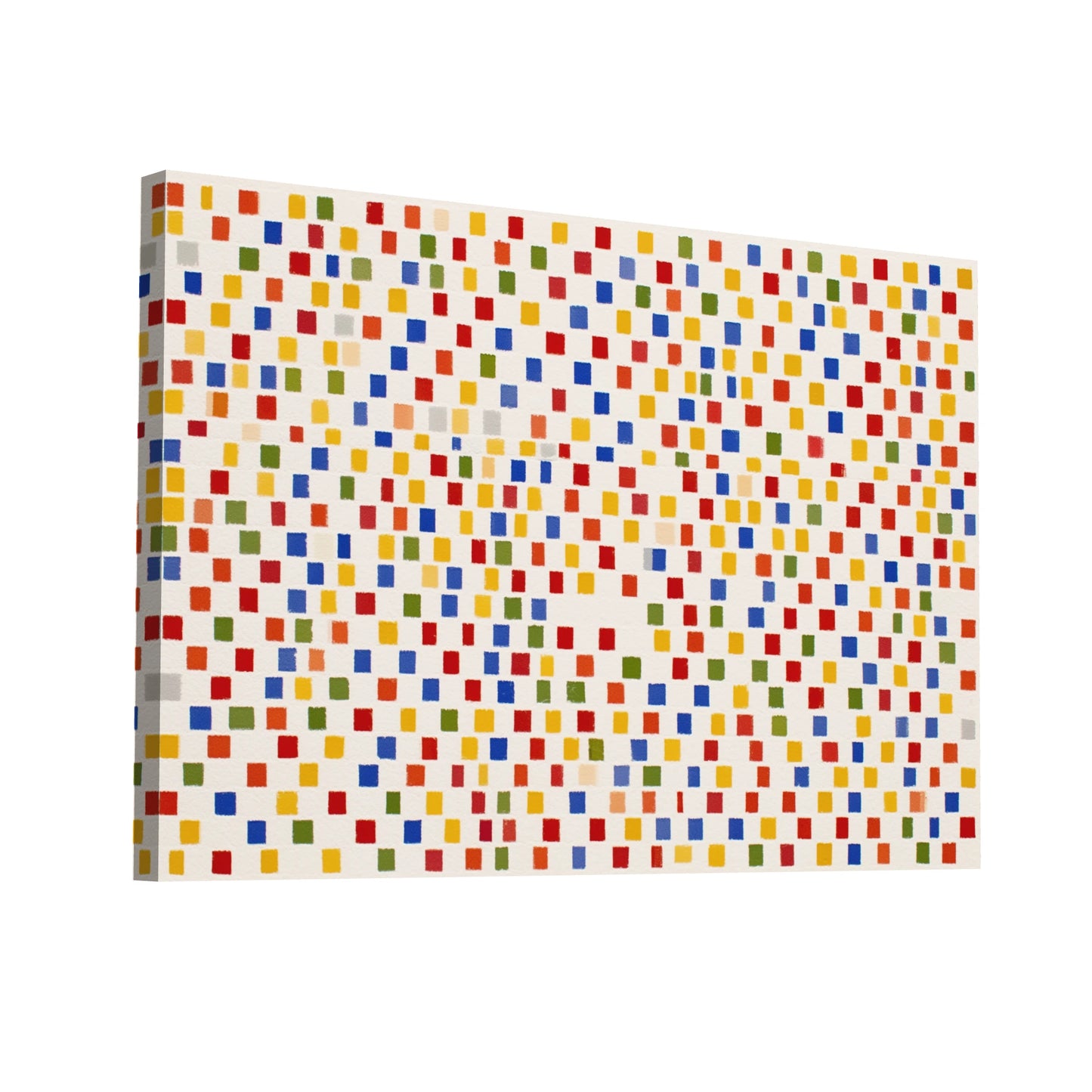 Product Hero 3D WebP Tableau Géométrique Minimaliste aux Carrés – Rythme Modulaire - Art Virtuoso