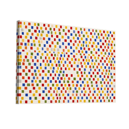Product Hero 3D WebP Tableau Géométrique Minimaliste aux Carrés – Rythme Modulaire - Art Virtuoso