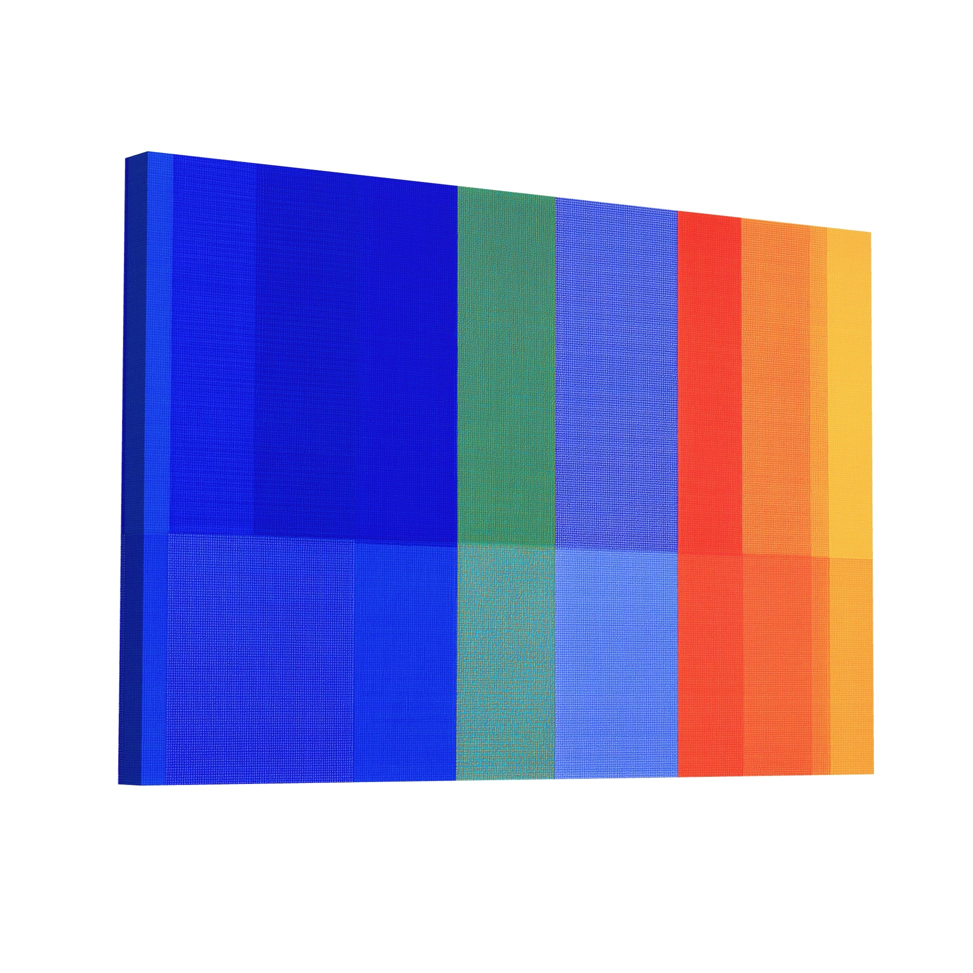 Product Hero 3D WebP Tableau Minimaliste - Color Field, Vif et Primaire - Art Virtuoso