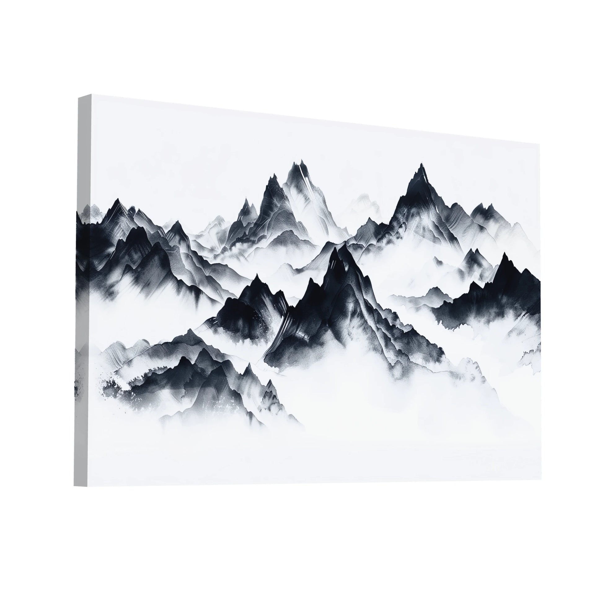 Product Hero 3D WebP Tableau Minimaliste Montagne - Art Virtuoso