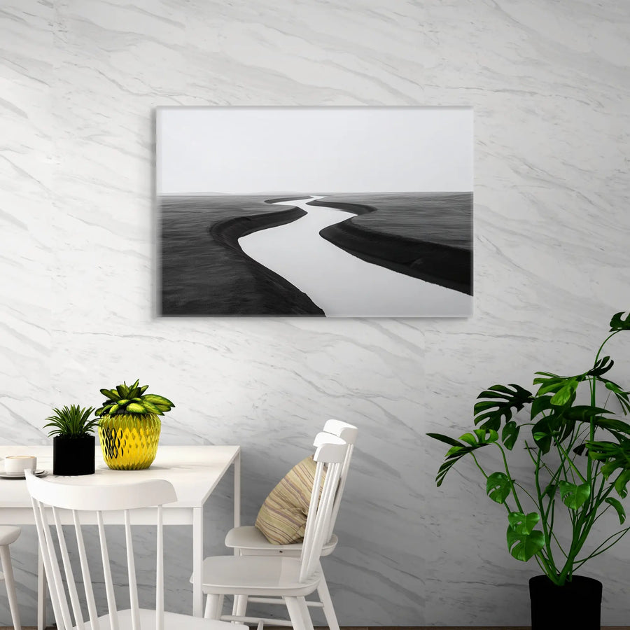 Tableau Minimaliste Noir et Blanc