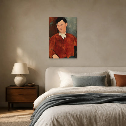 Tableau Monsieur Deleu – Amedeo Modigliani dans une chambre - Art Virtuoso