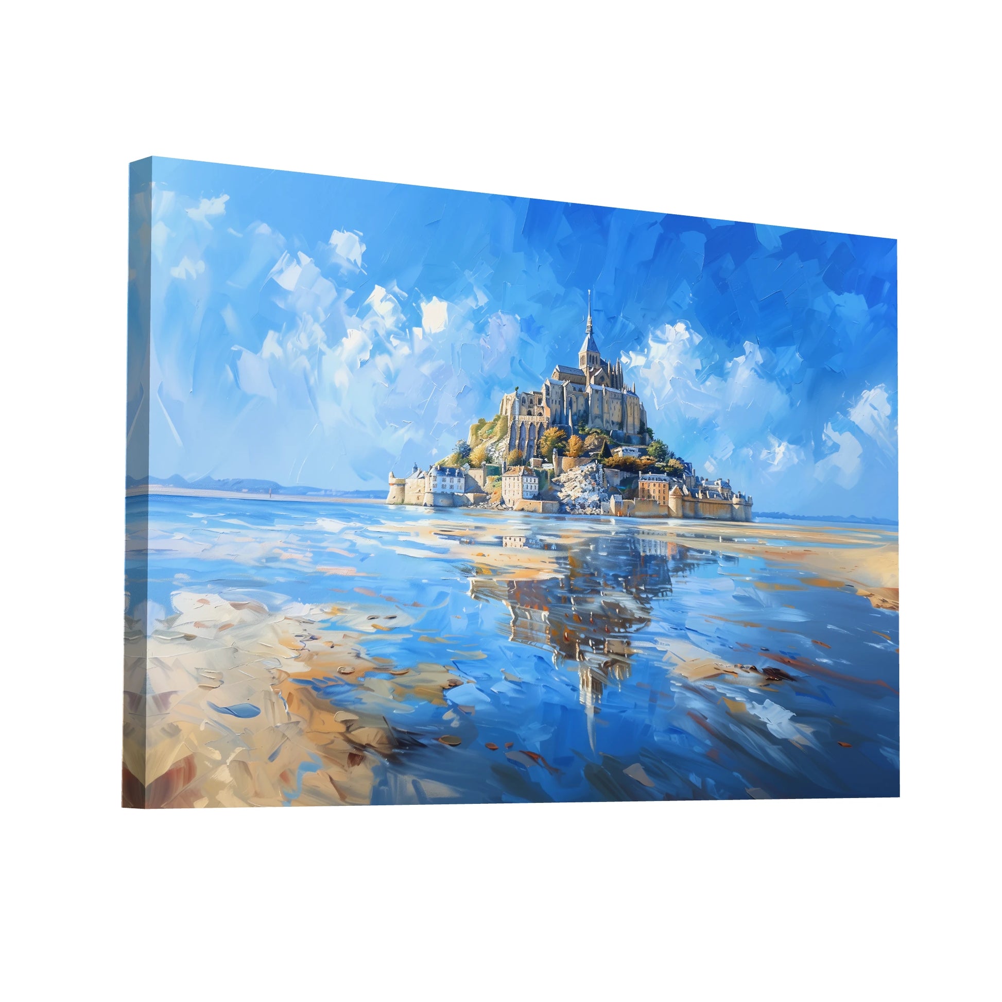 Product Hero 3D WebP Tableau Mont Saint Michel - Art Virtuoso