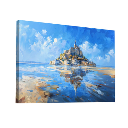 Product Hero 3D WebP Tableau Mont Saint Michel - Art Virtuoso