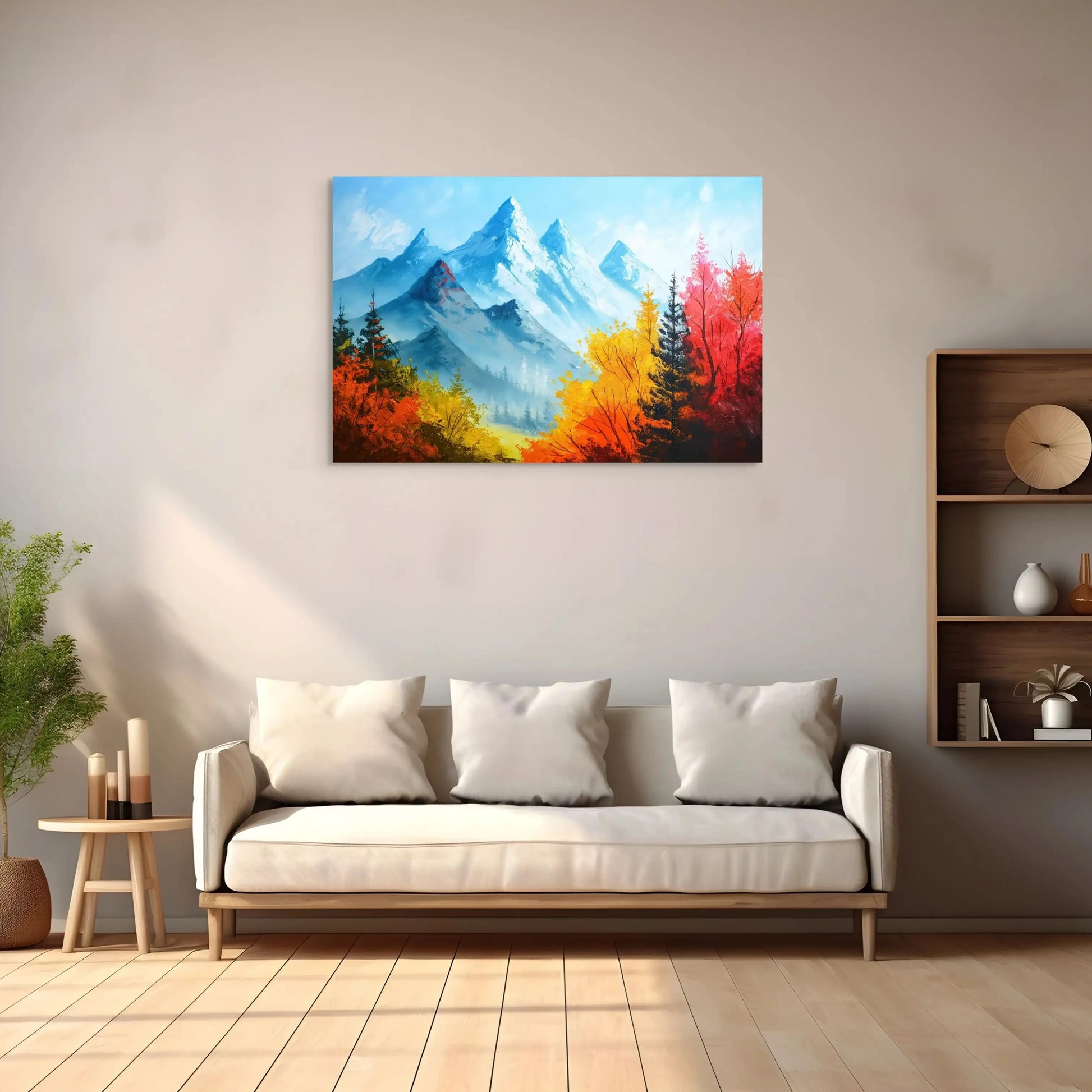 Tableau Montagne - Alpes Pittoresques Affiches, reproductions et œuvres graphiques Art Virtuoso