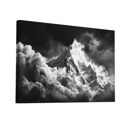 Product Hero 3D WebP Tableau Montagne Noir et Blanc - Art Virtuoso