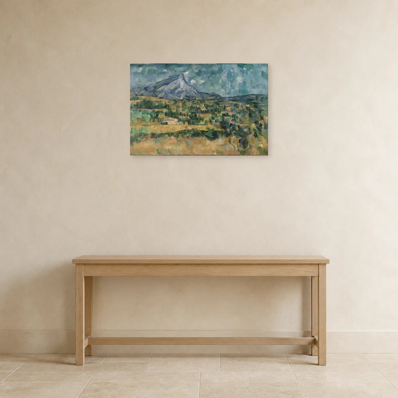 Tableau La Montagne Sainte-Victoire – Paul Cézanne dans une entrée ou un couloir - Art Virtuoso