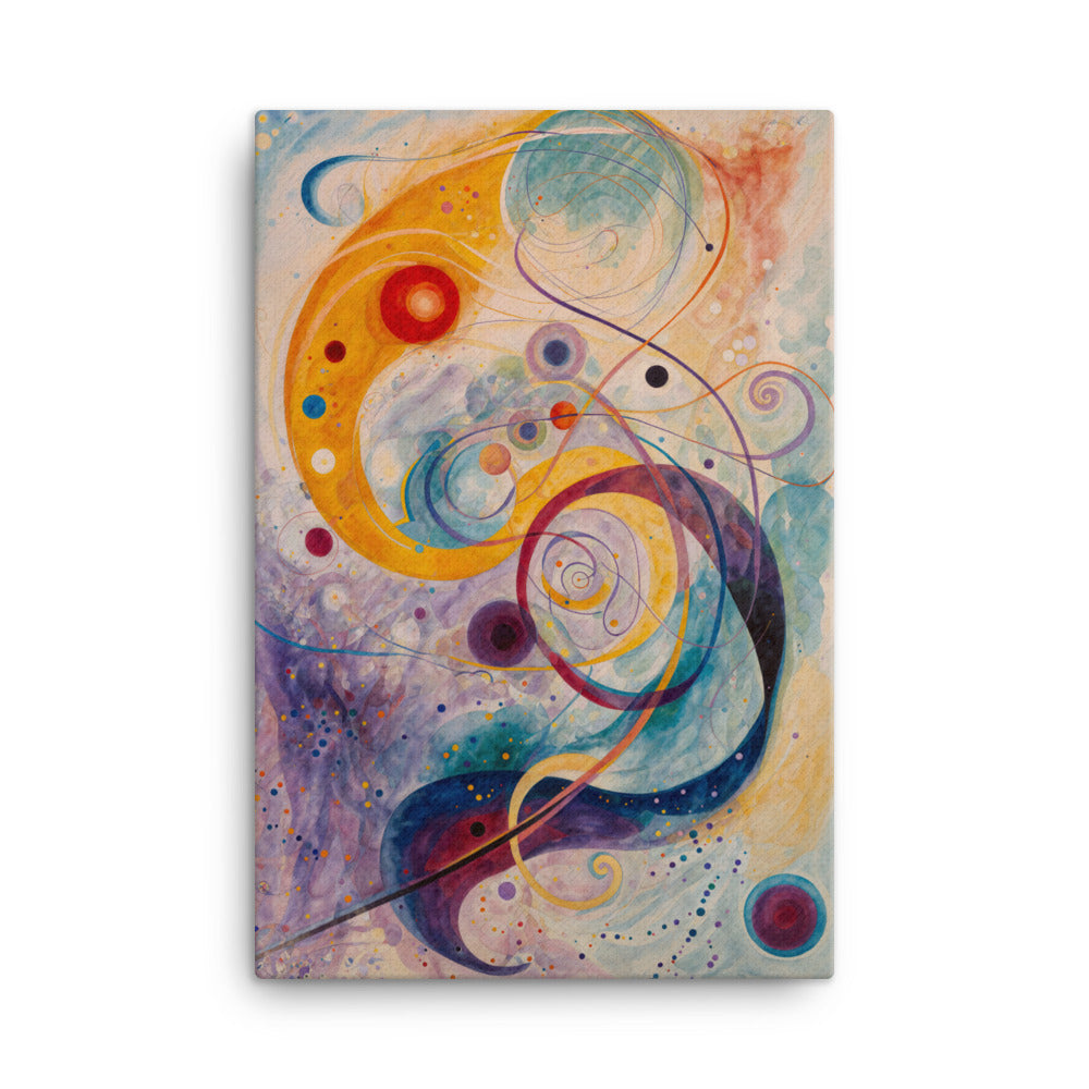 Tableau Musique Abstrait - Symphonie Style Kandinsky  Art Virtuoso XL  