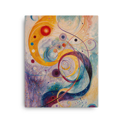 Tableau Musique Abstrait - Symphonie Style Kandinsky  Art Virtuoso M  