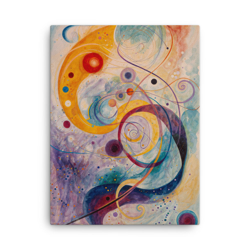 Tableau Musique Abstrait - Symphonie Style Kandinsky  Art Virtuoso L  