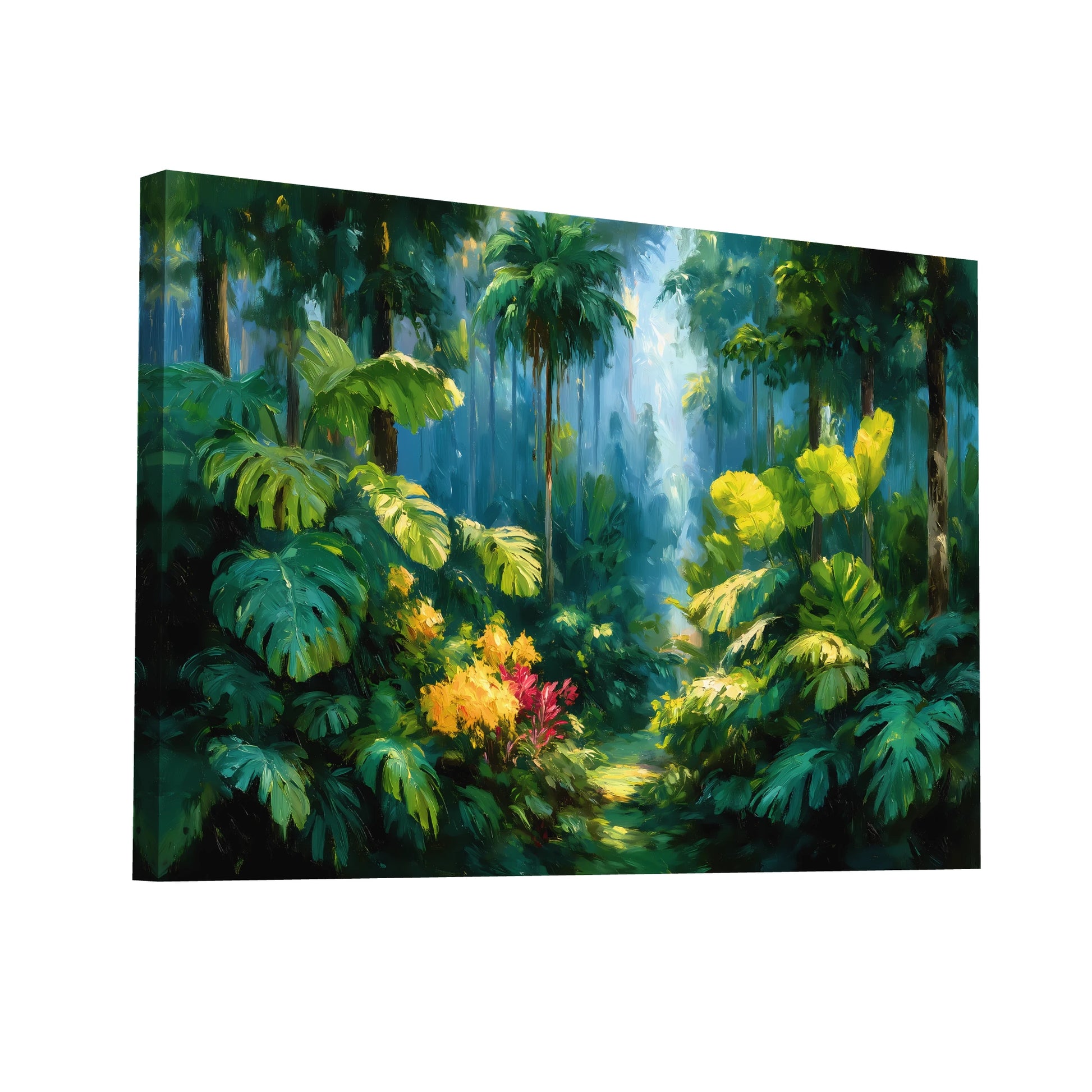 Product Hero 3D WebP Tableau Nature Jungle - Art Virtuoso