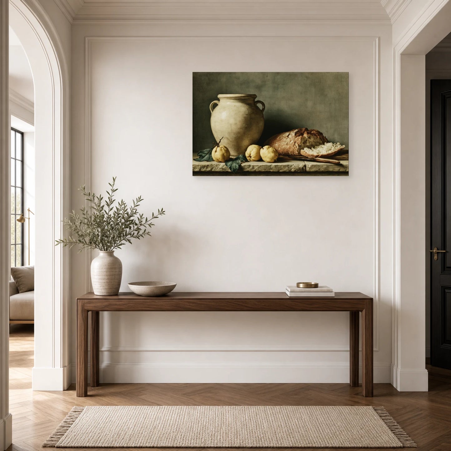 Tableau Nature Morte Espagnole dans une entree ou un couloir - Art Virtuoso