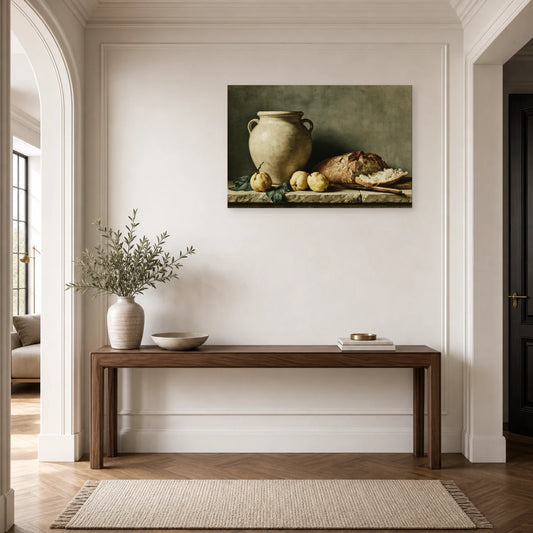 Tableau Nature Morte Espagnole dans une entree ou un couloir - Art Virtuoso