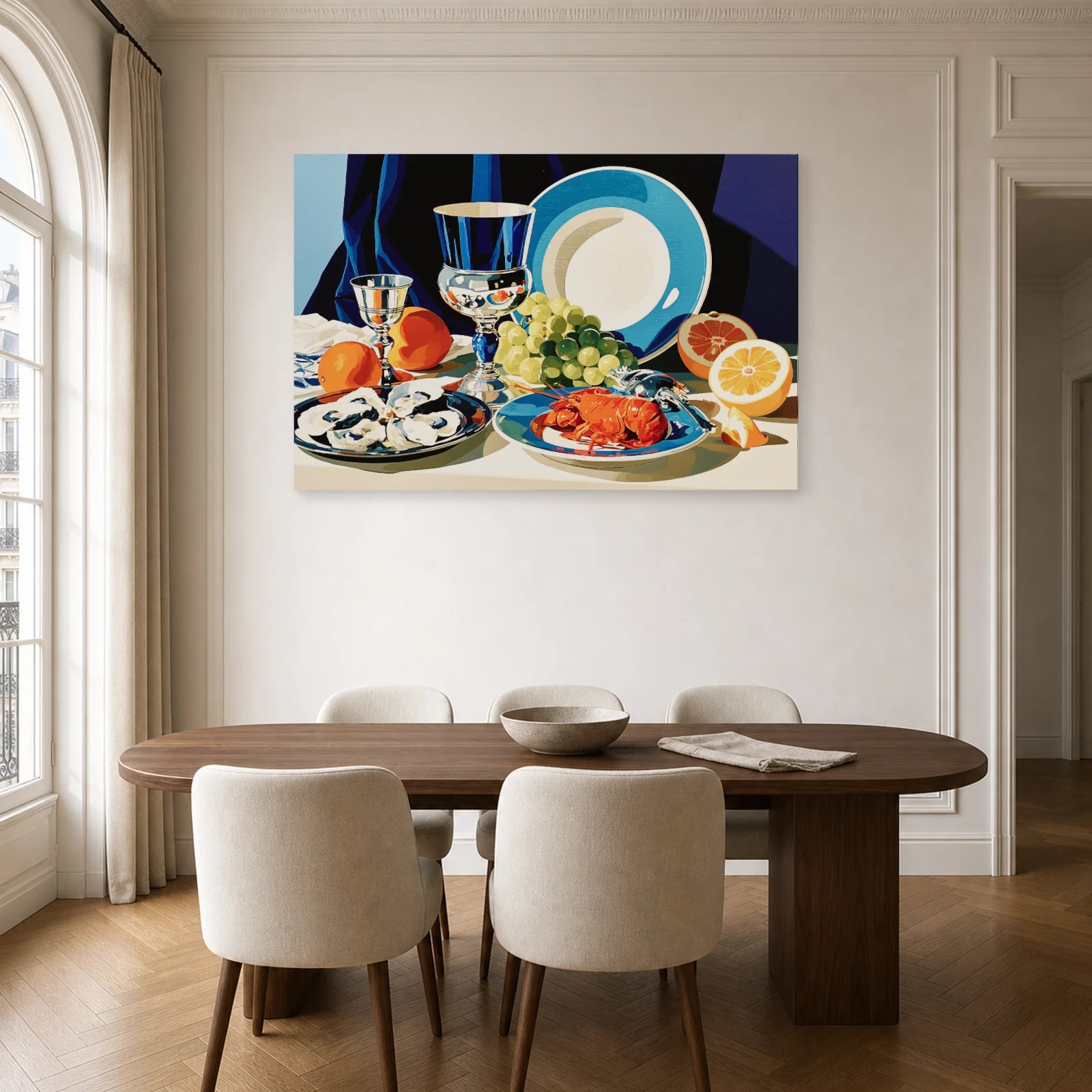 Tableau Nature Morte Flamande dans une cuisine - Art Virtuoso