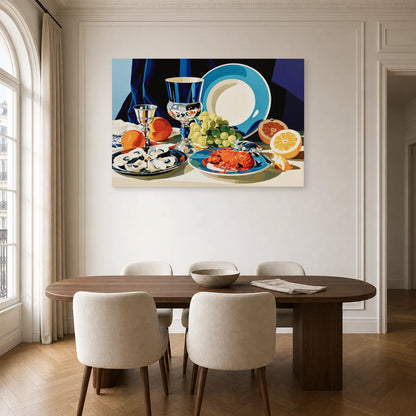 Tableau Nature Morte Flamande dans une cuisine - Art Virtuoso
