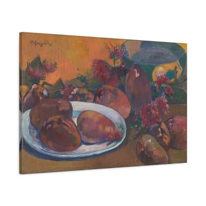Tableau Nature morte aux mangues de Paul Gauguin - toile 3D avec bords imprimés - Art Virtuoso