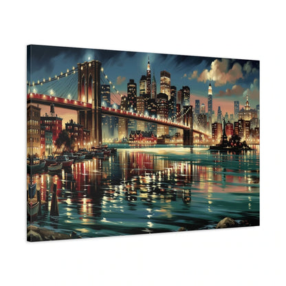 Vue latérale de la fresque new-yorkaise avec bords imprimés