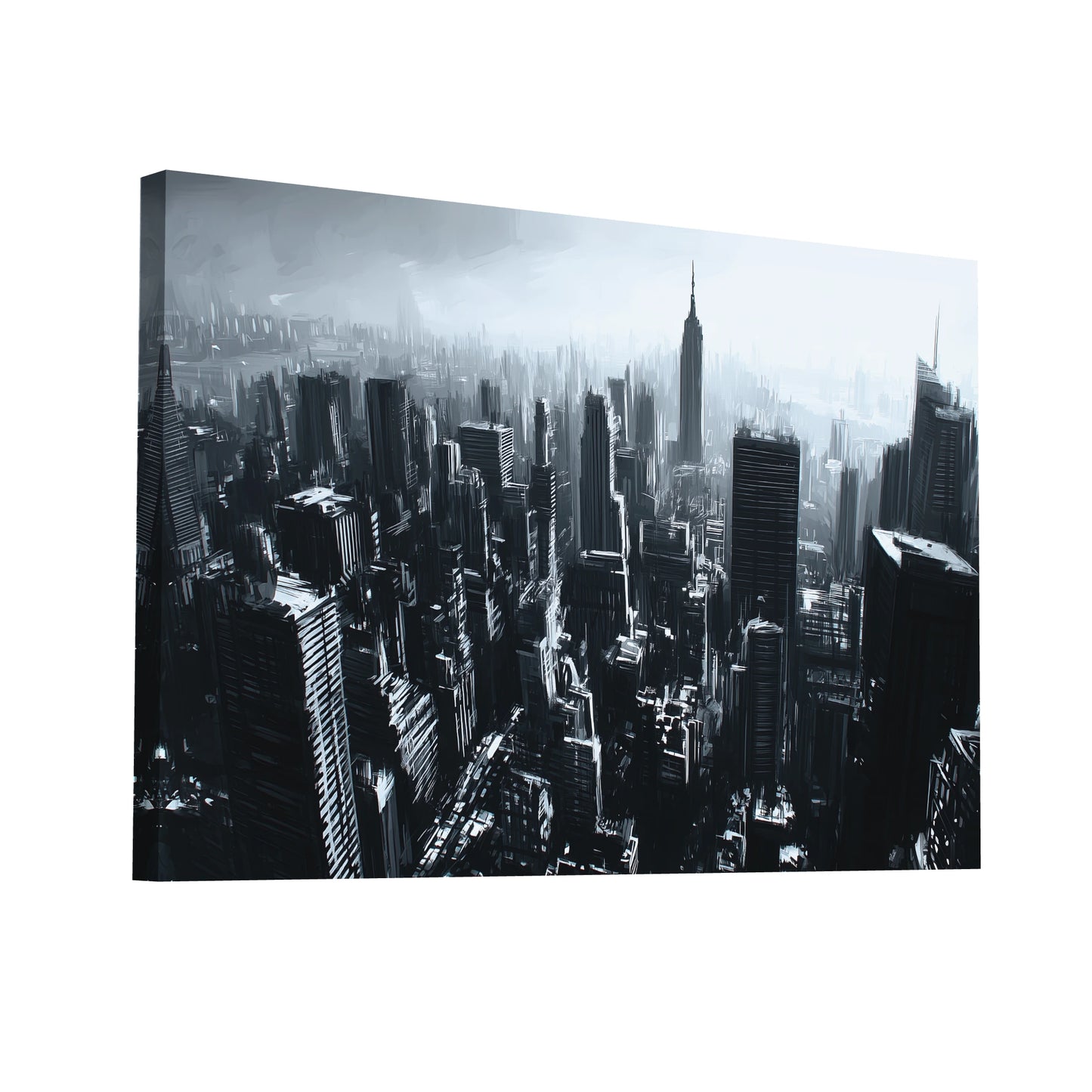 Product Hero 3D WebP Tableau New York Vintage : Manhattan Éternel - Art Virtuoso