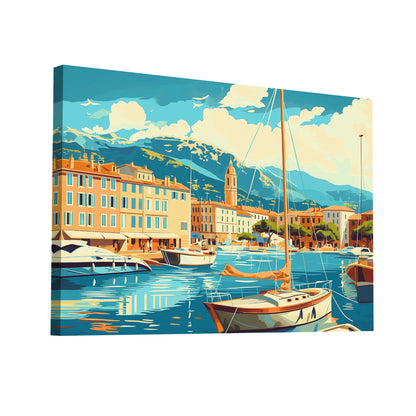 Product Hero 3D WebP Tableau Nice - Port Méditerranéen - Art Virtuoso