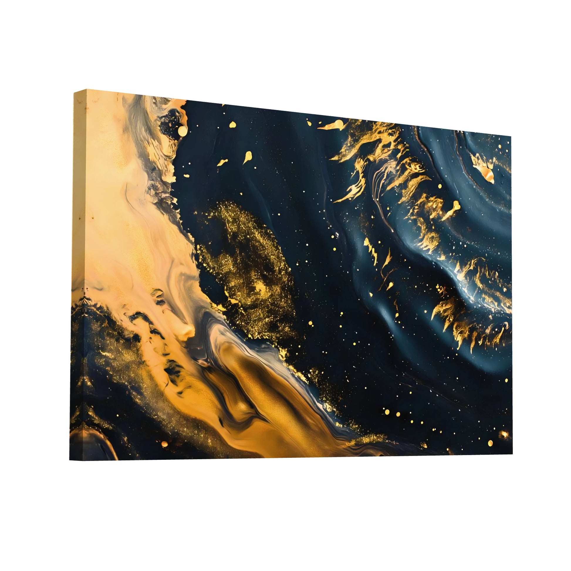 Product Hero 3D WebP Tableau Noir Design Abstrait - Art Virtuoso