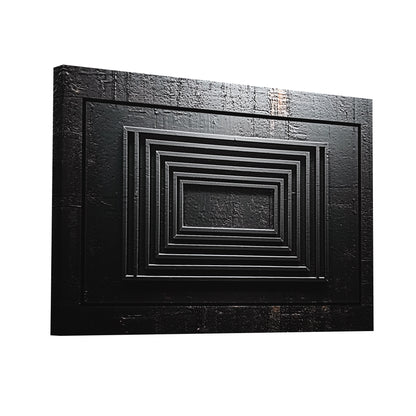 Product Hero 3D WebP Tableau Noir Épuré – Abîme Cadencé - Art Virtuoso