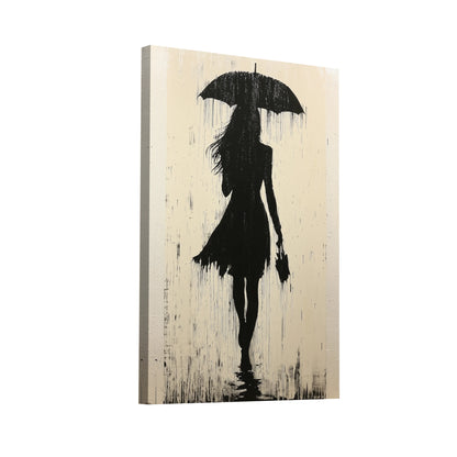 Product Hero 3D WebP Tableau Noir et Blanc Femme - Art Virtuoso