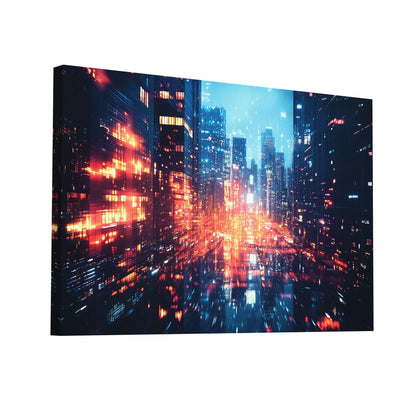Product Hero 3D WebP Tableau Nuit Urbaine - Art Virtuoso