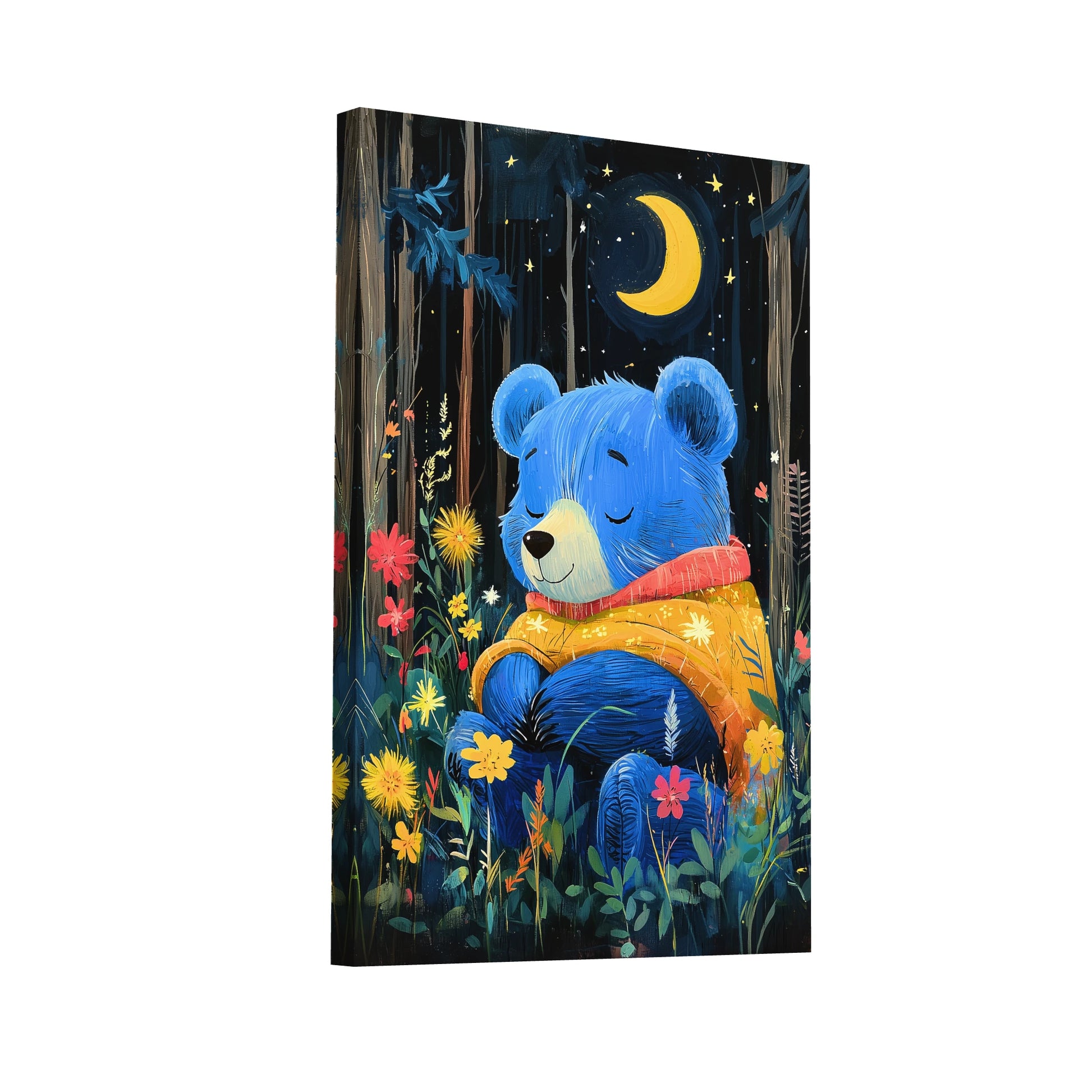 Product Hero 3D WebP Tableau Ourson Chambre Bébé - Art Virtuoso
