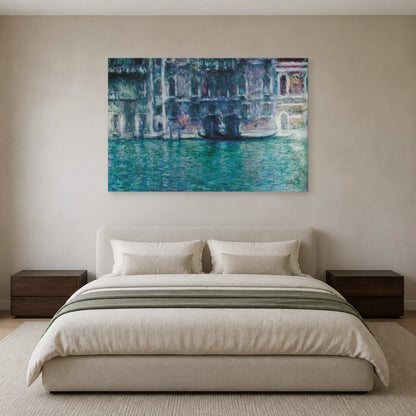 Tableau Palazzo da Mula, Venise – Claude Monet dans une chambre - Art Virtuoso