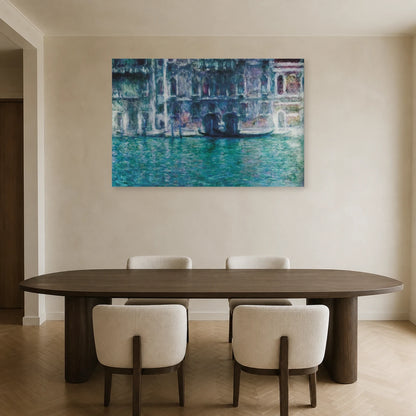Tableau Palazzo da Mula, Venise – Claude Monet dans une salle à manger - Art Virtuoso