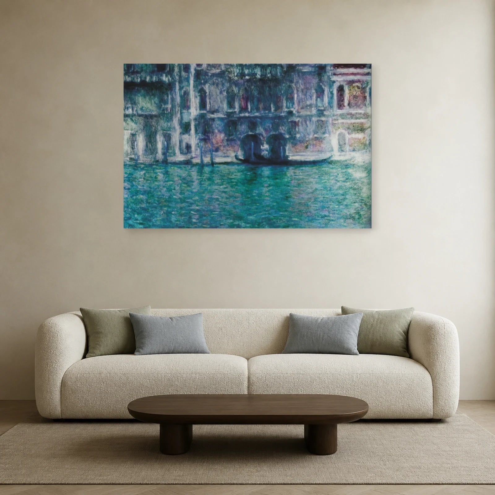 Tableau Palazzo da Mula, Venise – Claude Monet dans un salon - Art Virtuoso