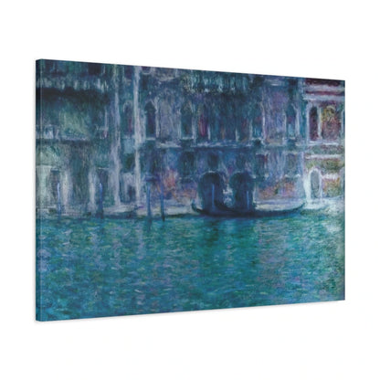 Tableau Palazzo da Mula, Venise – Claude Monet - toile 3D avec bords imprimés - Art Virtuoso