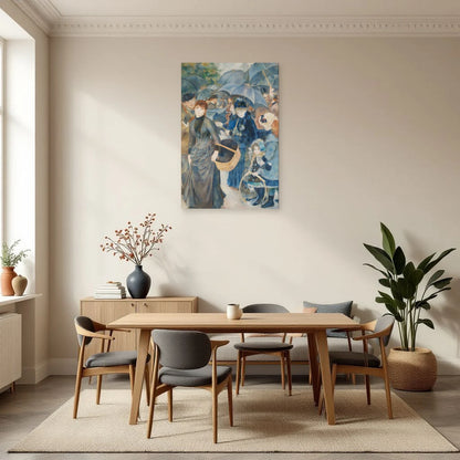Tableau Les Parapluies – Pierre-Auguste Renoir dans une salle à manger - Art Virtuoso