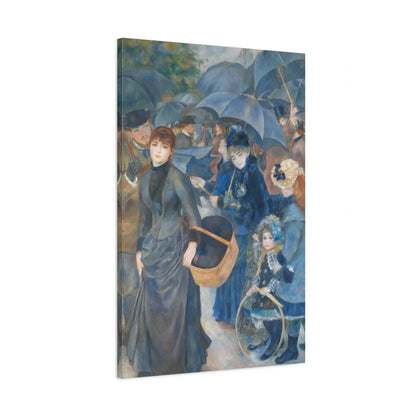 Tableau Les Parapluies – Pierre-Auguste Renoir - toile 3D avec bords imprimés - Art Virtuoso
