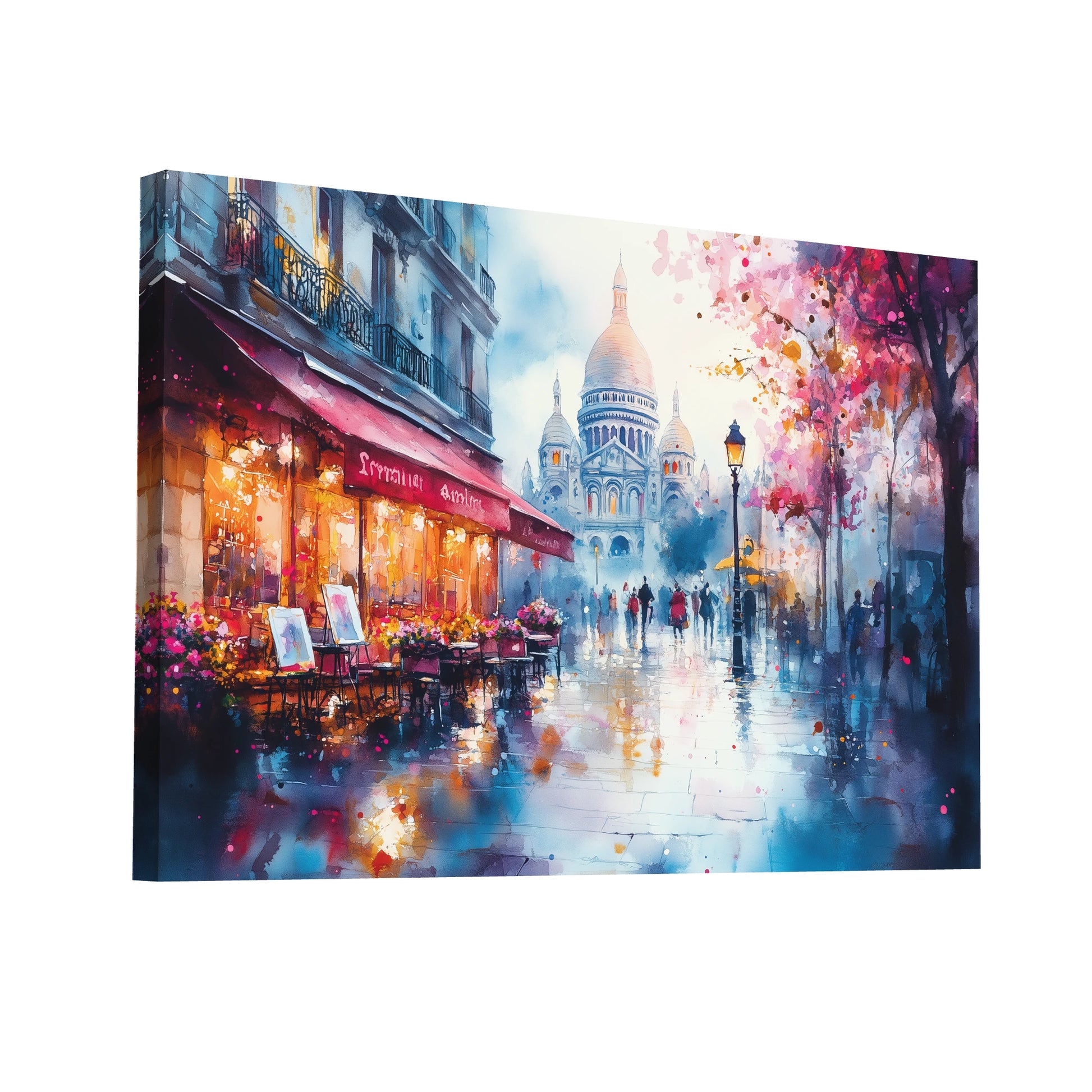 Product Hero 3D WebP Tableau Paris Montmartre - Art Virtuoso