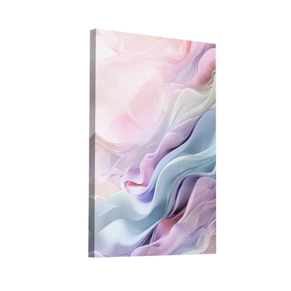 Product Hero 3D WebP Tableau Pastel Contemporain - Vagues de Douceur Abstraite - Art Virtuoso