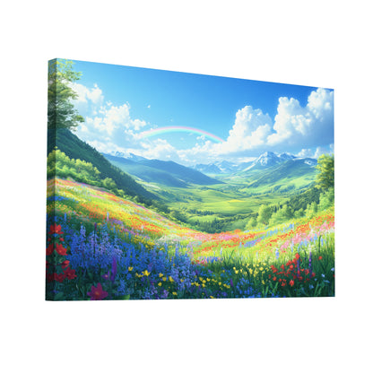 Product Hero 3D WebP Tableau Paysage Fleuri - Art Virtuoso