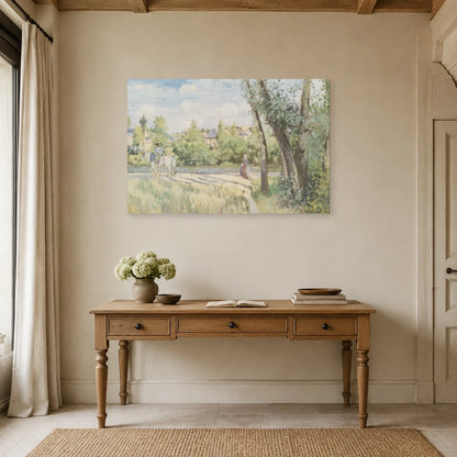 Tableau Paysage, plein soleil, Pontoise – Camille Pissarro dans un bureau - Art Virtuoso