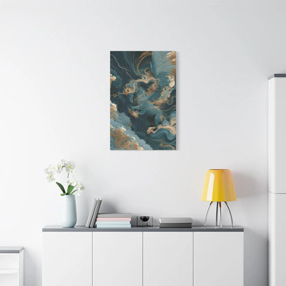 Finition mate sur châssis bois - toile Pégase