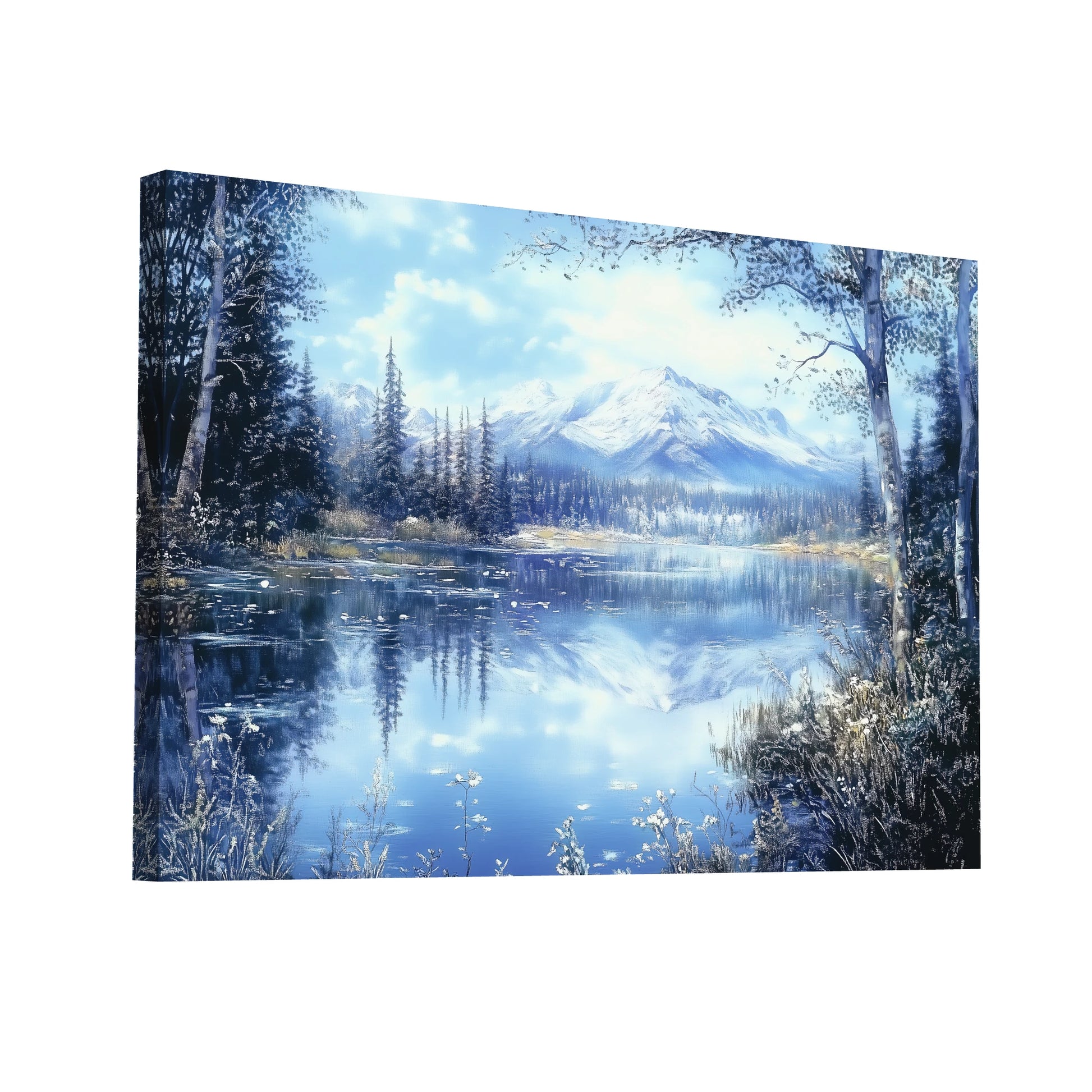 Product Hero 3D WebP Tableau Peinture Canada - Rocky Mountains - Art Virtuoso